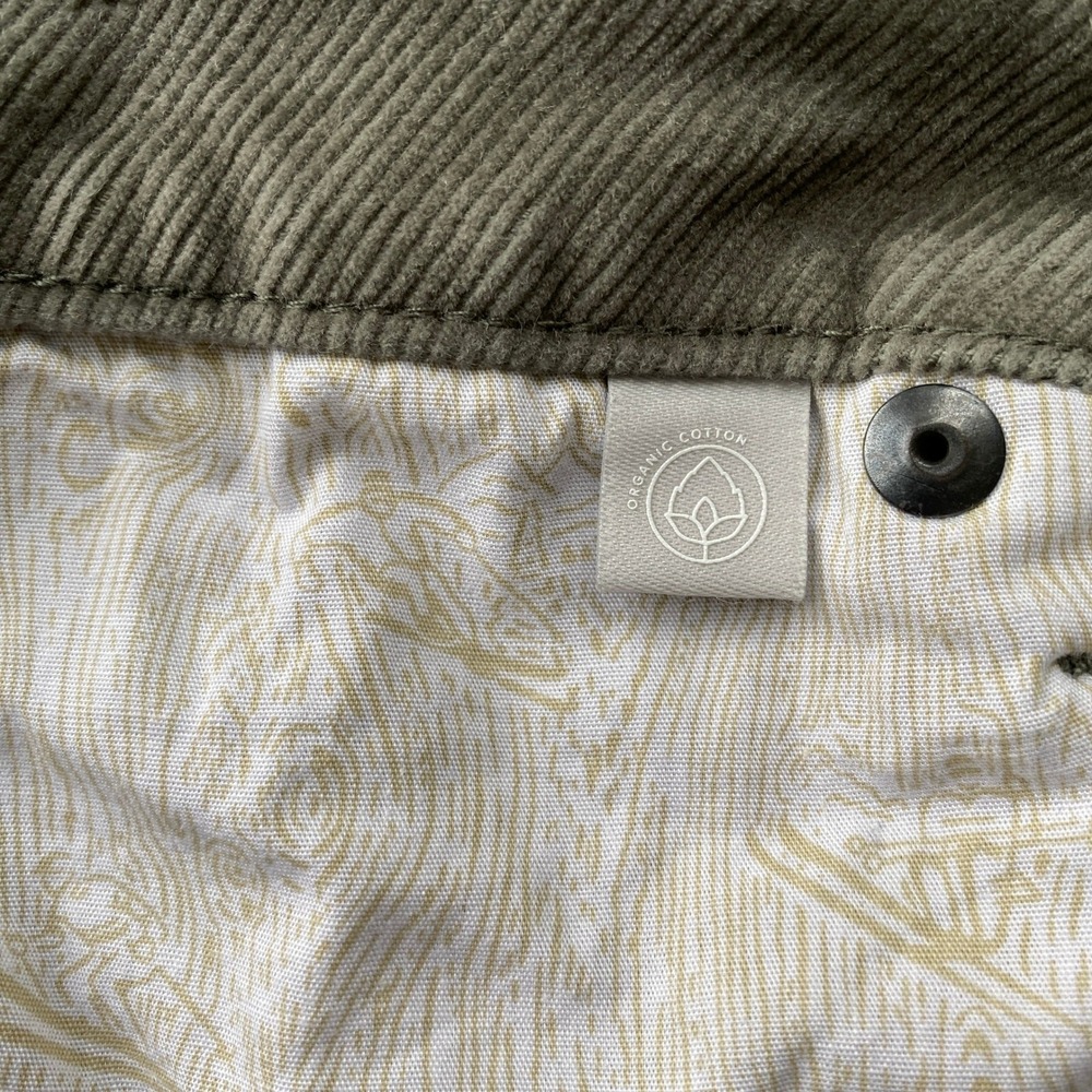 Stio Rivet Corduroy Pants Sage Green Gray Womens 10 Short Outdoor Hiking Camping - Picture 8 of 13